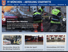 Tablet Screenshot of ffw-muenchen-stadtmitte.de